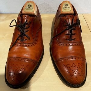 Alden Men’s 911 medallion tip size 9